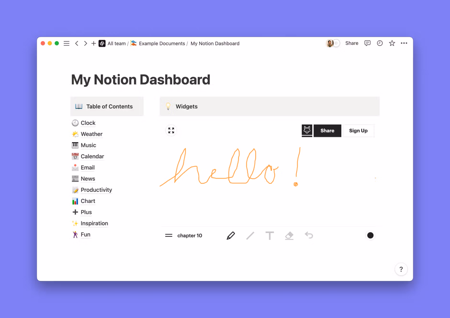 Notion Whiteboard banner